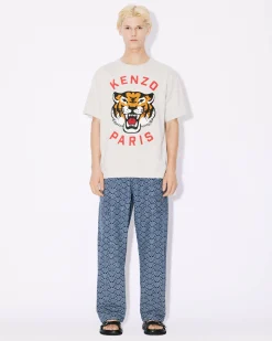 Sale Camiseta unisex oversize ' Lucky Tiger' Mujer/Hombre Camisetas y Polos|Novedades