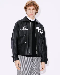 Shop Cazadora motera unisex ' by Verdy' Mujer/Hombre Chaquetas y Abrigos|Chaquetas y Abrigos