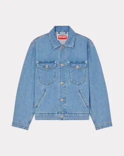 Online Cazadora Trucker con bordado 'Year of the Dragon' Mujer Denim|Chaquetas y Abrigos