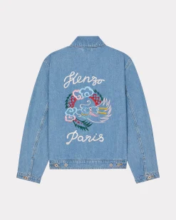Online Cazadora Trucker con bordado 'Year of the Dragon' Mujer Denim|Chaquetas y Abrigos