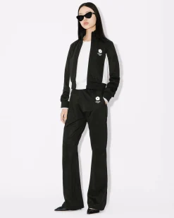 Hot Chaqueta de chándal ajustada bordada 'Boke Flower 2.0' Mujer Sudaderas y Hoodies