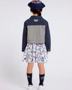Store Chaqueta de denim a rayas 'Sailor' Niñas (3-12 años)