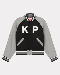 Flash Sale Chaqueta de lana unisex 'Varsity' Mujer/Hombre Chaquetas y Abrigos|Chaquetas y Abrigos