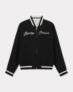Outlet Chaqueta reversible unisex bordada ' Éléphant' Mujer/Hombre Chaquetas y Abrigos|Novedades