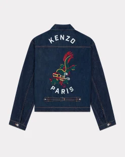 Flash Sale Chaqueta Trucker vaquera con bordado 'Year of the Dragon' Mujer/Hombre Denim|Chaquetas y Abrigos