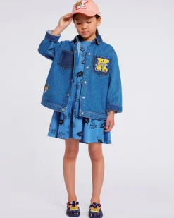 Clearance Chaqueta vaquera bordada 'Campus' Niños Niños (3-12 años)|Niñas (3-12 años)