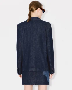 Fashion Chaqueta vaquera con bordado ' Rose' Mujer Denim|Chaquetas y Abrigos