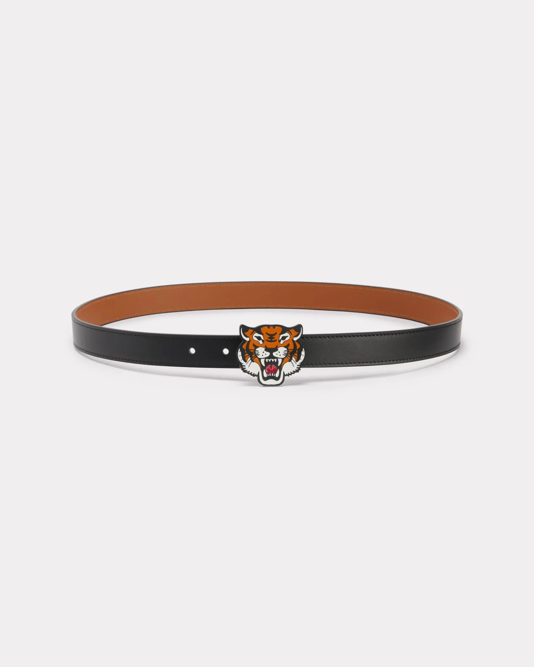 Clearance Cinturón reversible ' Buckle' de piel Mujer Lucky Tiger|Cinturones