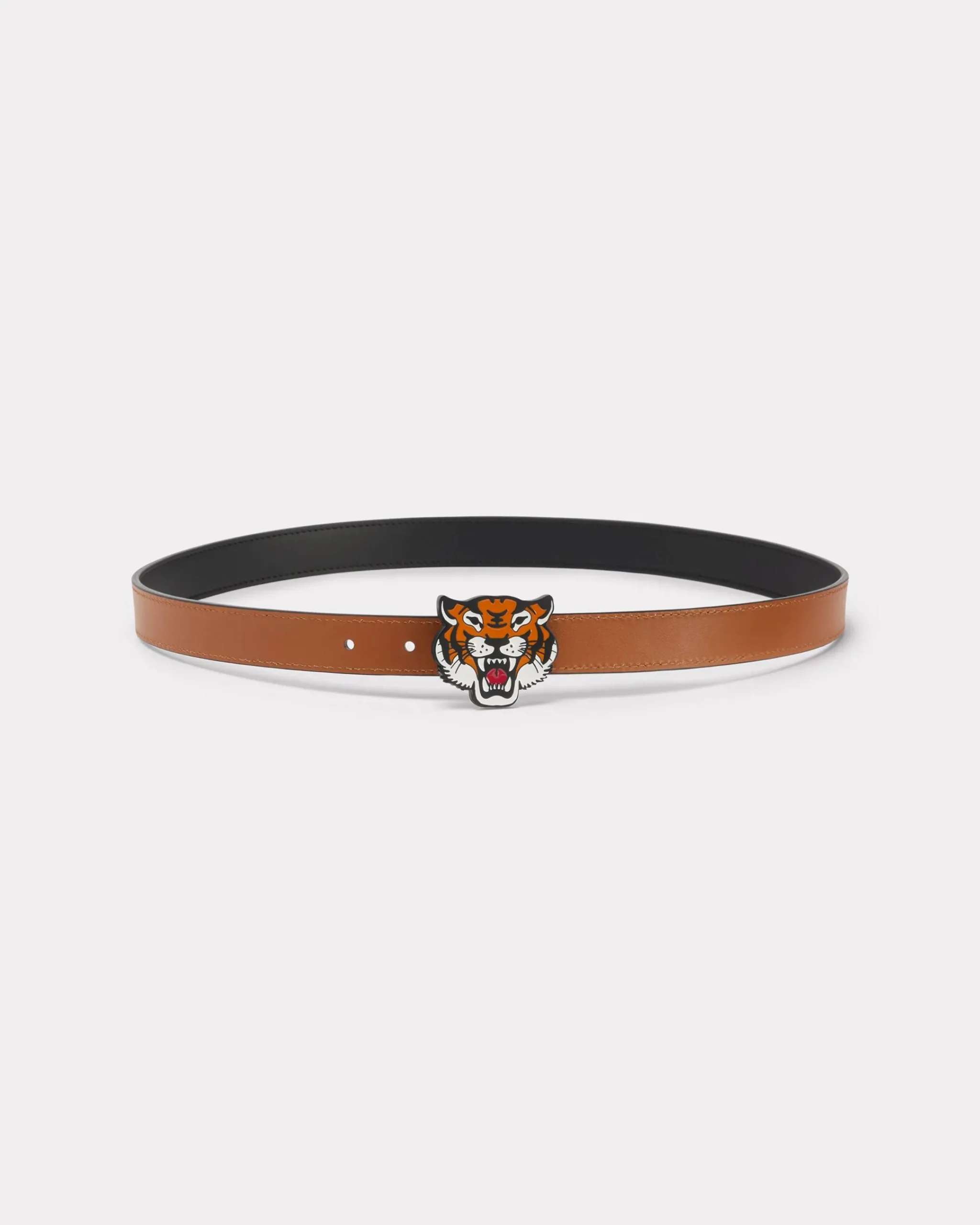 Clearance Cinturón reversible ' Buckle' de piel Mujer Lucky Tiger|Cinturones