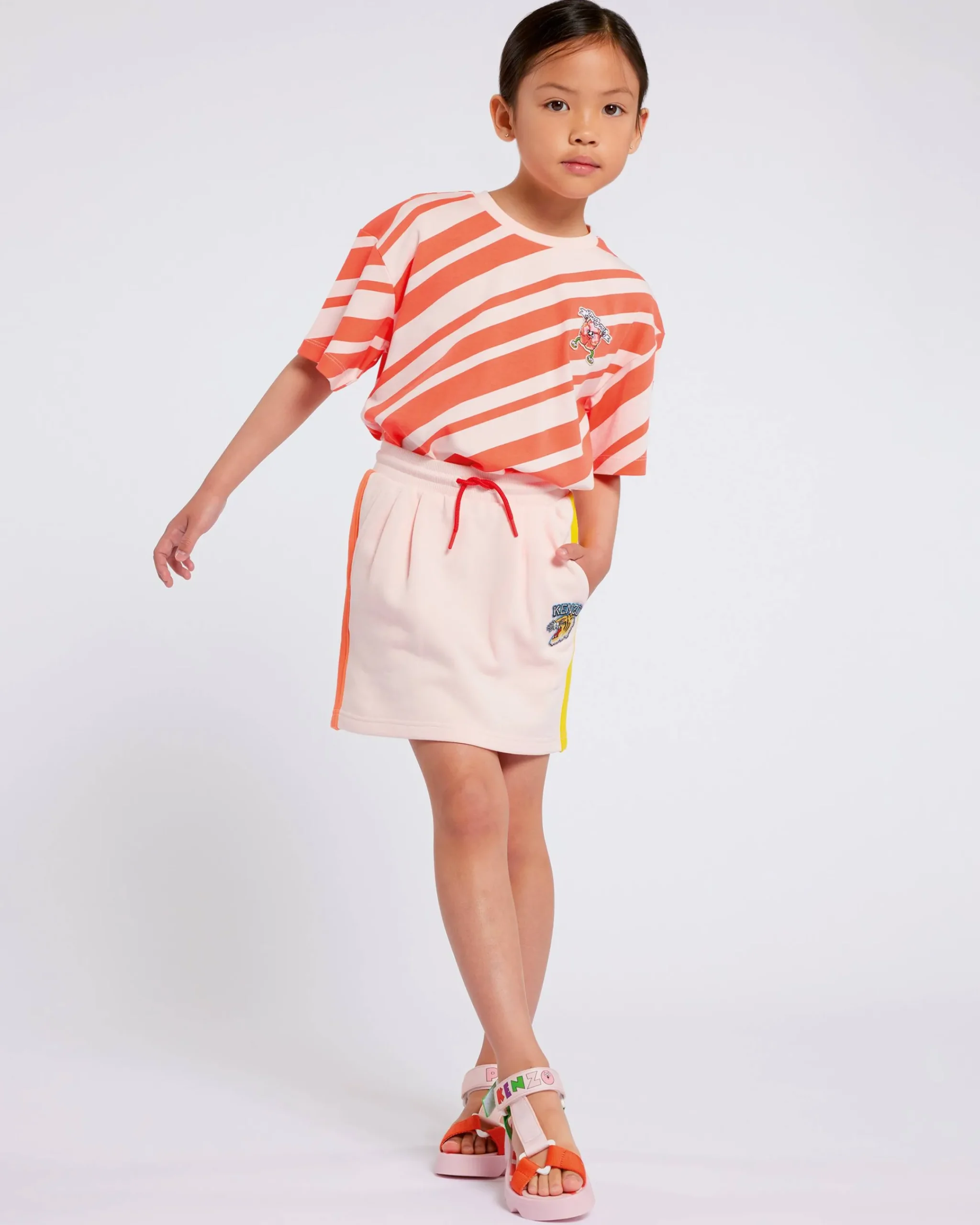Fashion Falda de felpa con bolsillos Niñas (3-12 años)