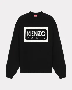 Online Jersey bicolor con logotipo ' Paris' bordado Hombre Jerseis|Novedades