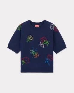 Discount Jersey bordado ' Drawn Flowers' Mujer Jerséis|Novedades