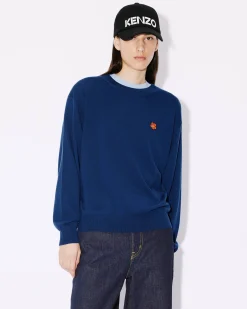 Best Sale Jersey con parche 'Boke Flower' bordado Mujer Jerséis|Boke Flower
