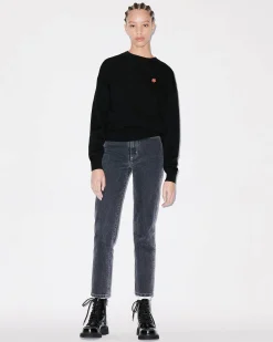 Best Jersey de lana logo 'Boke Flower Crest' Mujer Jerséis|Boke Flower