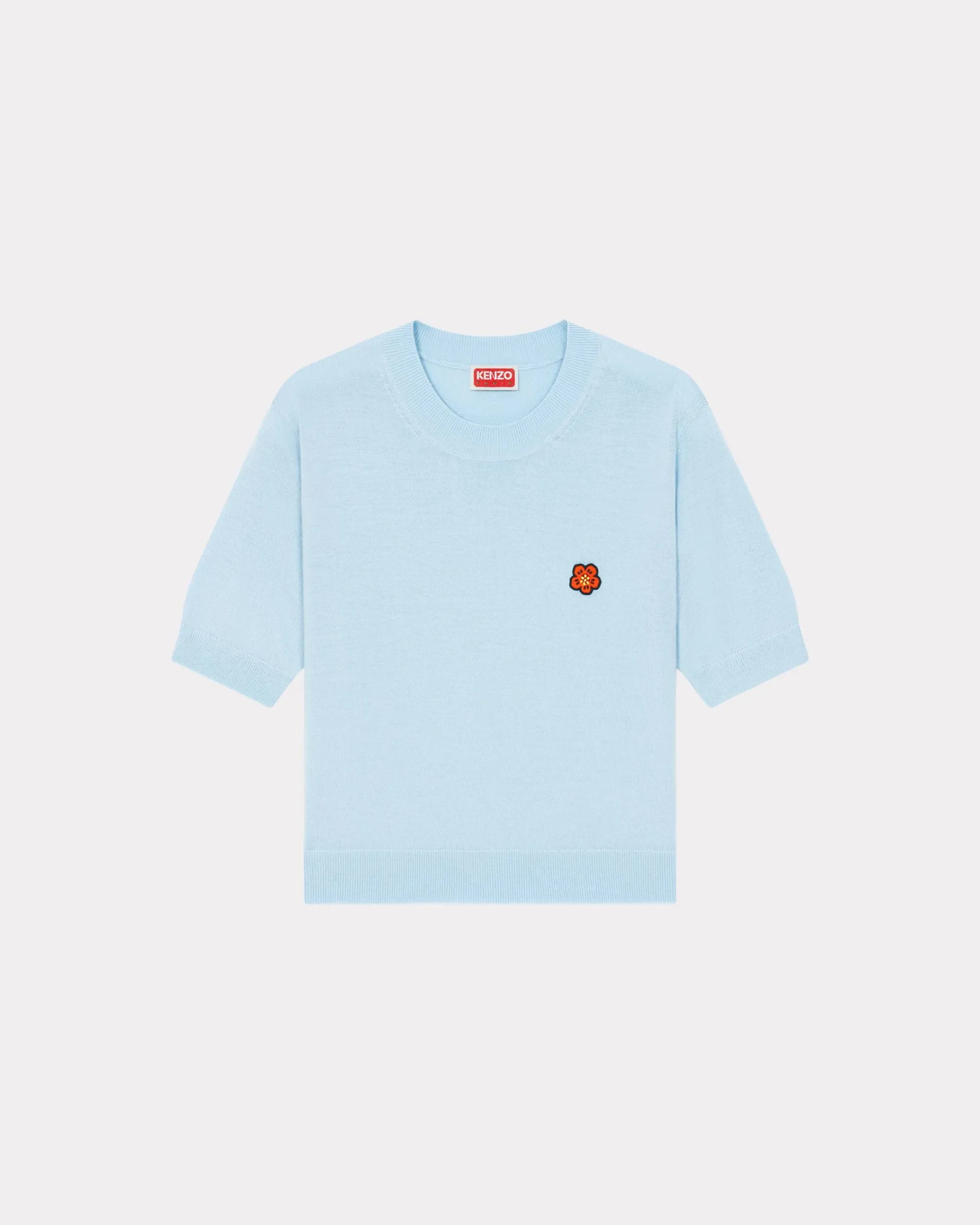 Online Jersey de manga corta con parche 'Boke Flower' bordado Mujer Jerséis|Boke Flower