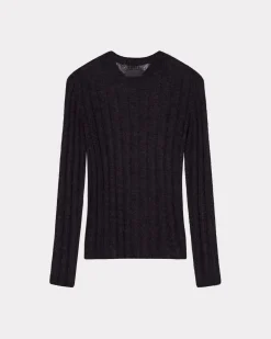 Sale Jersey de punto semitransparente Mujer Camisas y Tops|Jerséis