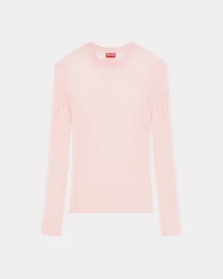 Cheap Jersey de punto semitransparente Mujer Camisas y Tops|Jerséis