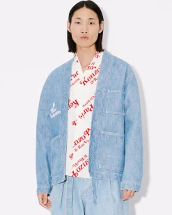 Cheap Kimono con bordado ' by Verdy' Hombre Denim|Chaquetas y Abrigos