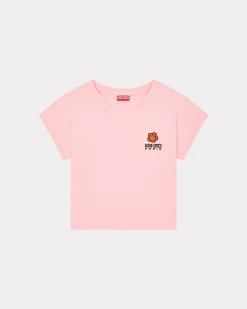 Fashion Minicamiseta con parche 'Boke Flower Crest' bordado Mujer Camisetas y Polos|Boke Flower