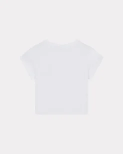 Hot Minicamiseta con parche 'Boke Flower Crest' bordado Mujer Camisetas y Polos|Boke Flower
