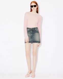 Online Minifalda de tejido denim japon&eacute;s Mujer Denim|Vestidos y Faldas