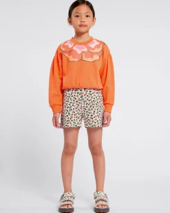 Discount Pantal&oacute;n corto de algod&oacute;n estampado 'Flower' Niñas (3-12 años)