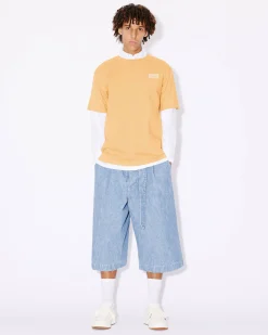 Shop Pantal&oacute;n corto vaquero de estilo militar Hombre Denim|Pantalones