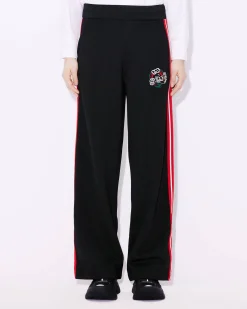 Flash Sale Pantal&oacute;n de ch&aacute;ndal con bordado 'Year of the Dragon' Mujer Pantalones y Shorts
