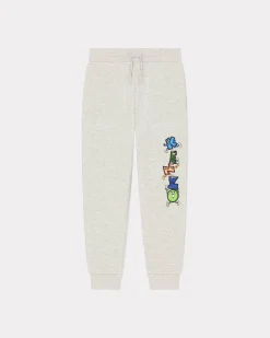 Shop Pantalón de chándal bordado 'Flower' Niños Niños (3-12 años)