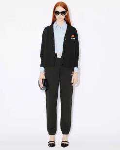 New Pantalón de chándal con parche 'Boke Flower' bordado Mujer Pantalones y Shorts|Boke Flower