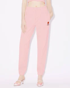 Cheap Pantal&oacute;n de ch&aacute;ndal con parche 'Boke Flower' bordado Mujer Pantalones y Shorts|Boke Flower