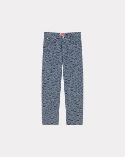 Sale Pantalón vaquero cargo Monkey ' Seigaiha' Hombre Denim|Novedades