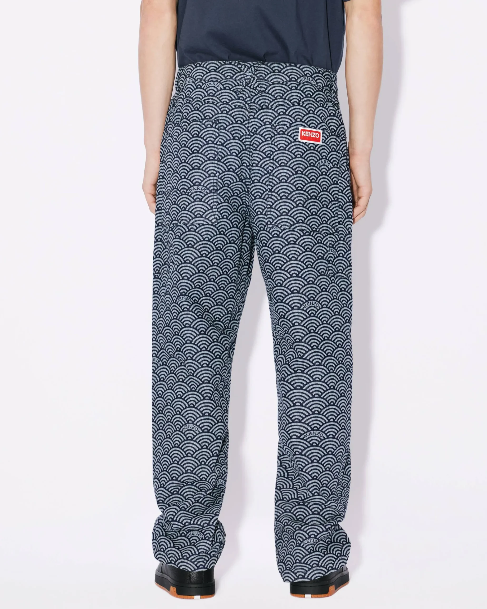 Sale Pantalón vaquero cargo Monkey ' Seigaiha' Hombre Denim|Novedades