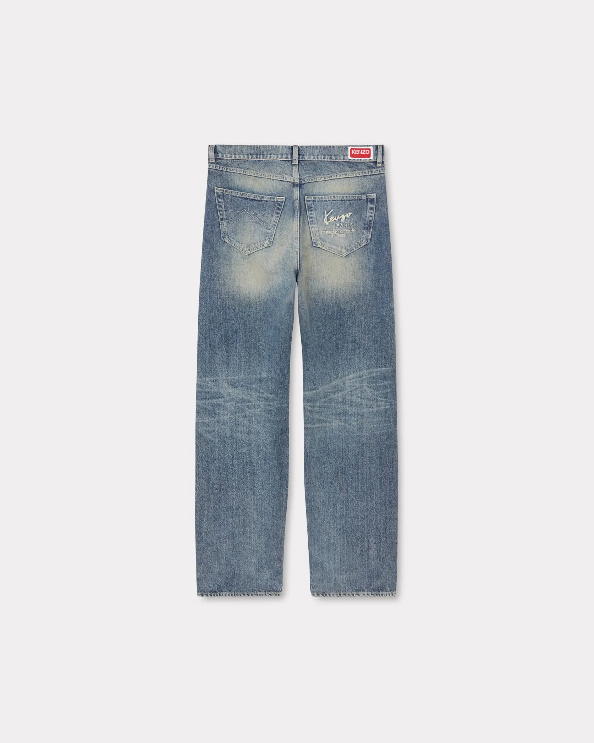 Hot Pantalón vaquero recto Asagao ' Creations' Hombre Denim|Pantalones