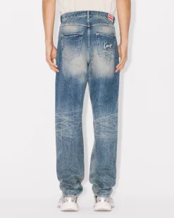 Hot Pantalón vaquero recto Asagao ' Creations' Hombre Denim|Pantalones