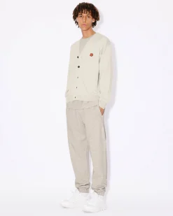 Online Pantalones de chándal bordados 'Boke Flower Crest' Hombre Pantalones|Boke Flower