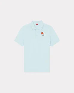 Outlet Polo ajustado con bordado 'Boke Flower Crest' Hombre Camisetas y Polos|Boke Flower