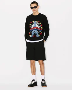 New Sudadera bordada ' Drawn Varsity' Hombre Sudaderas y Hoodies|Novedades