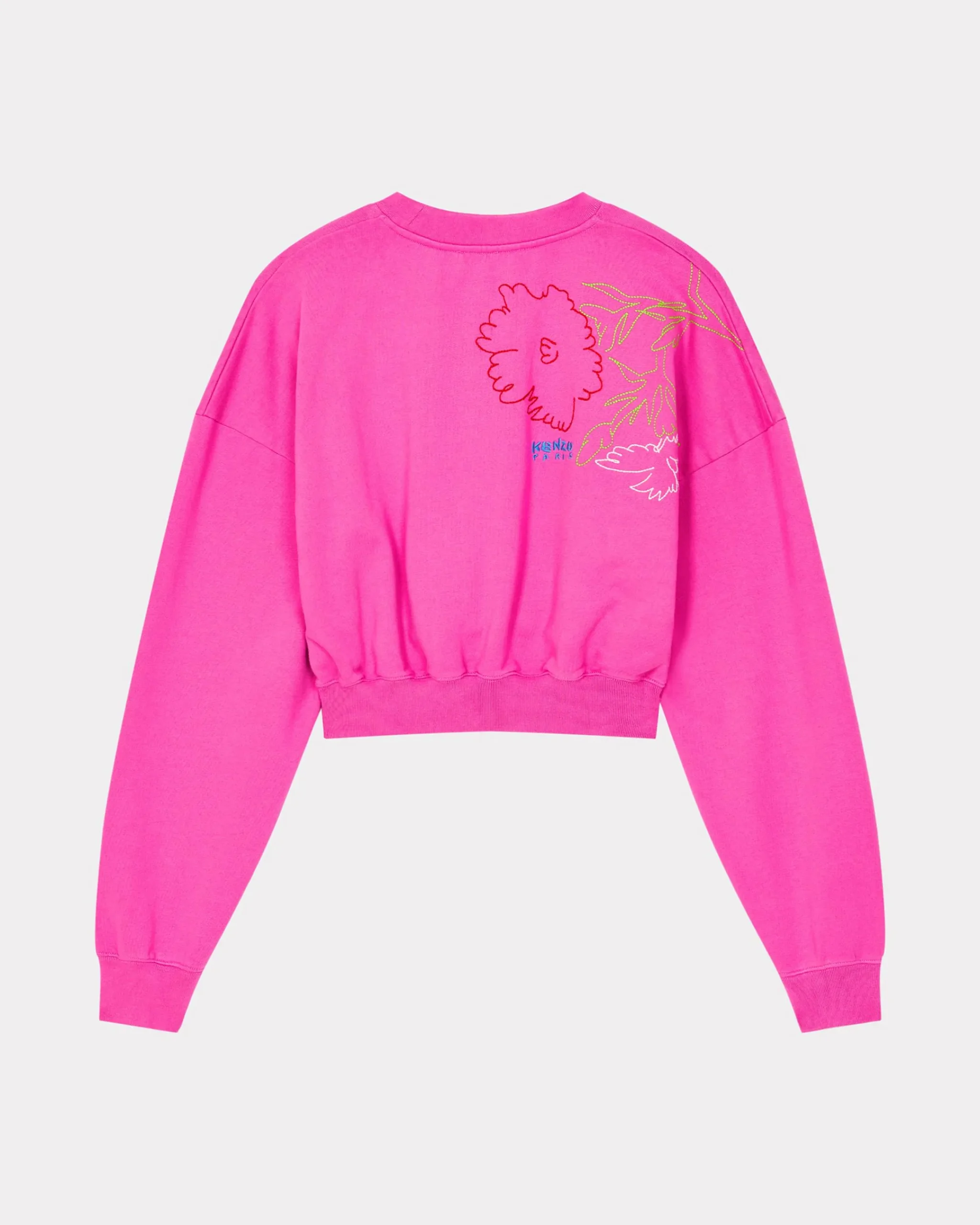 Fashion Sudadera bordada ' Drawn Flowers' Mujer Sudaderas y Hoodies|Novedades