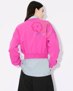 Fashion Sudadera bordada ' Drawn Flowers' Mujer Sudaderas y Hoodies|Novedades