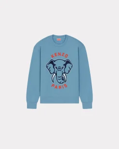 Shop Sudadera bordada Éléphant 'Varsity Jungle' Hombre Sudaderas y Hoodies