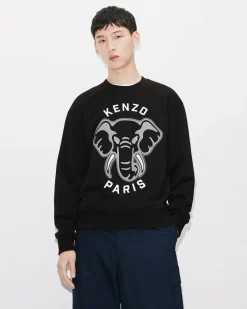 Cheap Sudadera bordada &Eacute;l&eacute;phant 'Varsity Jungle' Hombre Sudaderas y Hoodies