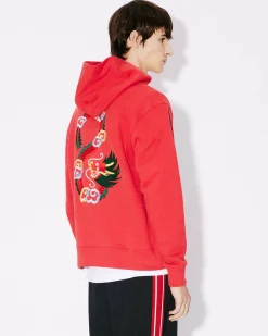 Clearance Sudadera cl&aacute;sica bordada ''Year of the Dragon' con capucha Hombre Sudaderas y Hoodies