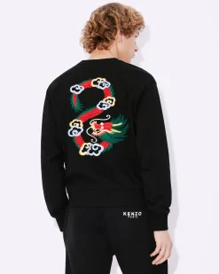 Cheap Sudadera cl&aacute;sica con bordado 'Year of the Dragon' Mujer/Hombre Sudaderas y Hoodies|Regalos