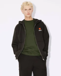 Clearance Sudadera cl&aacute;sica con capucha y escudo 'Boke Flower' bordado Hombre Sudaderas y Hoodies|Boke Flower