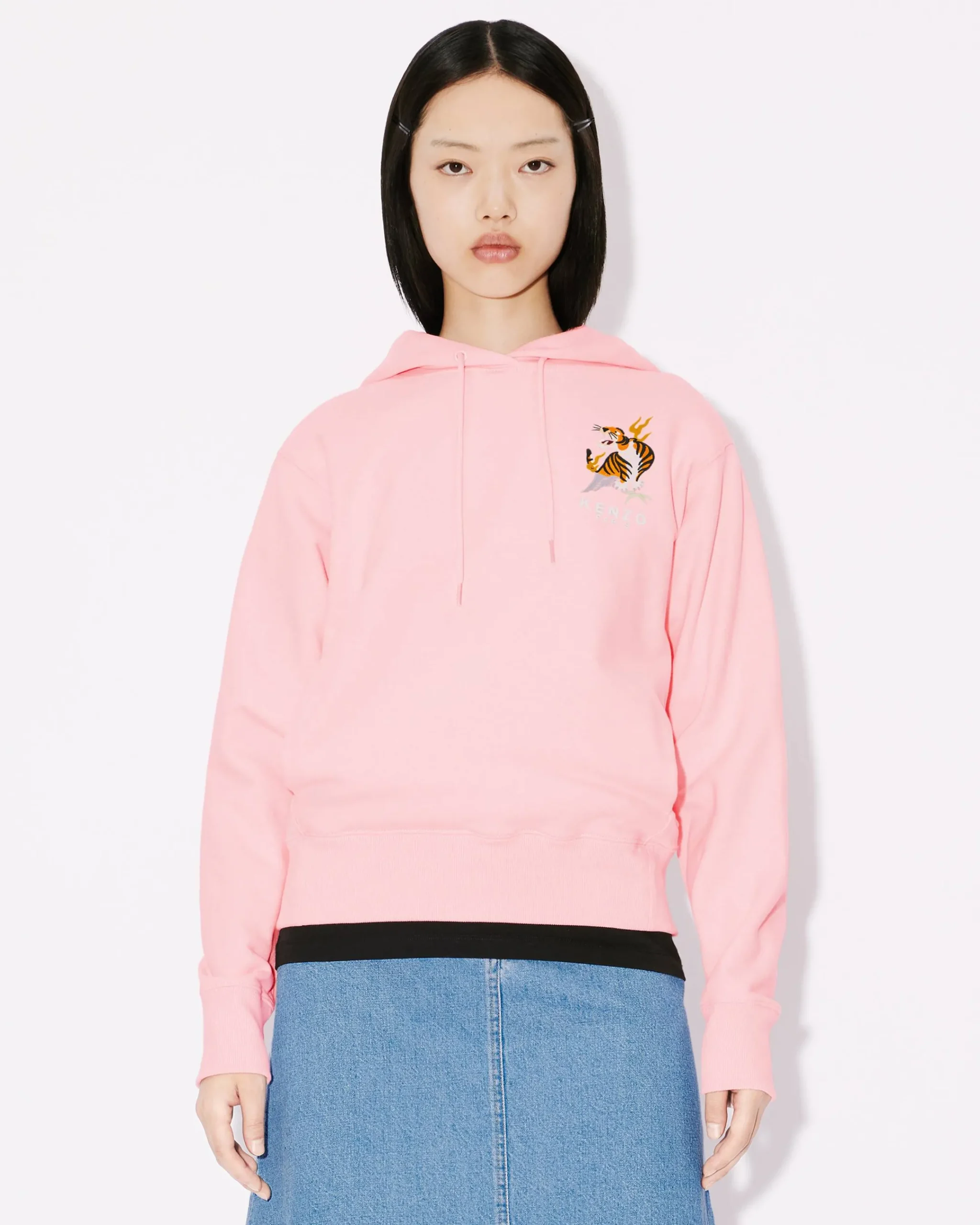 Flash Sale Sudadera clásica con capucha bordada 'Year of the Dragon' Mujer Sudaderas y Hoodies