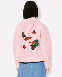 Flash Sale Sudadera clásica con capucha bordada 'Year of the Dragon' Mujer Sudaderas y Hoodies