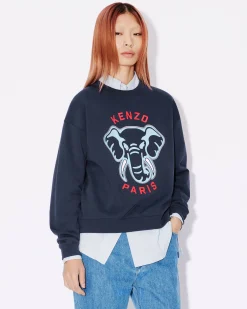 Store Sudadera con bordado ' Elephant' Mujer Sudaderas y Hoodies