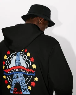 Online Sudadera con capucha y bordado ' Drawn Varsity' Hombre Sudaderas y Hoodies|Novedades