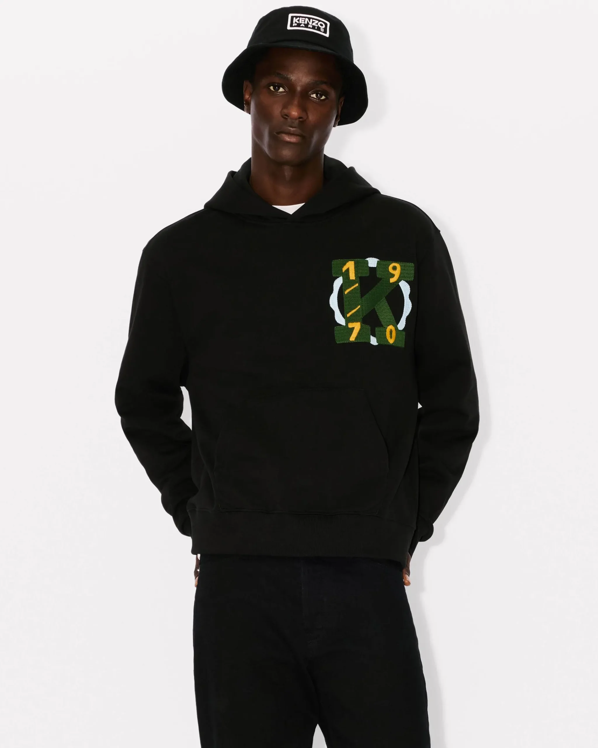 Online Sudadera con capucha y bordado ' Drawn Varsity' Hombre Sudaderas y Hoodies|Novedades